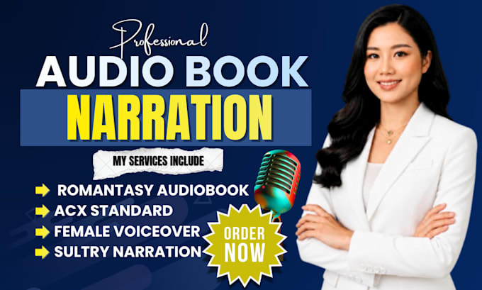 record a sultry, immersive romantasy audiobook narration for acx