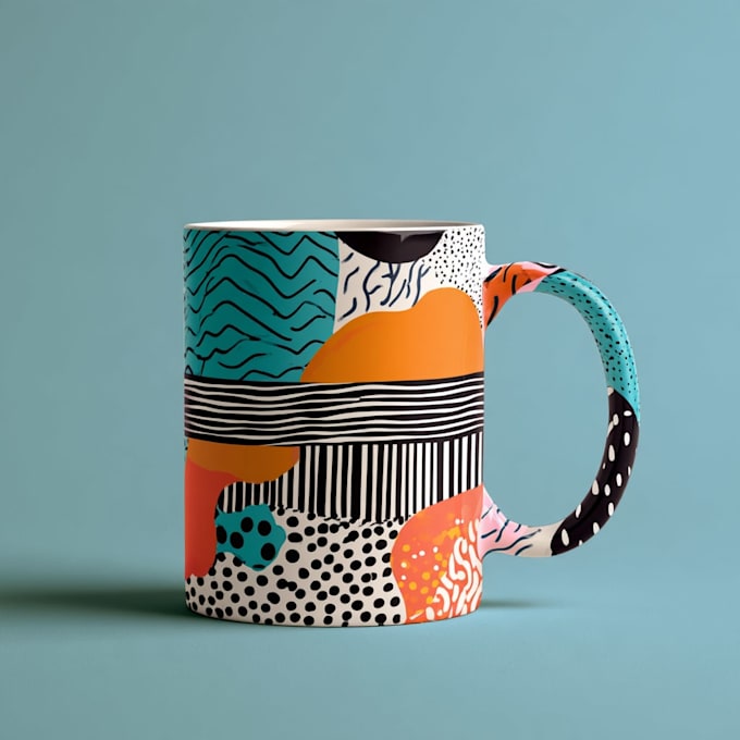 create a custom coffee mug design