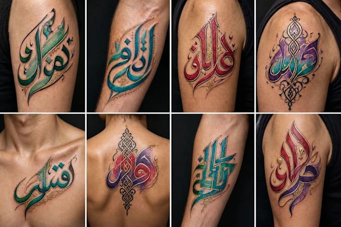 design arabic calligraphy tattoo for you