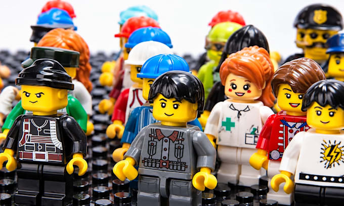 Design custom lego minifigure, lego diorama, lego style, characters and ...