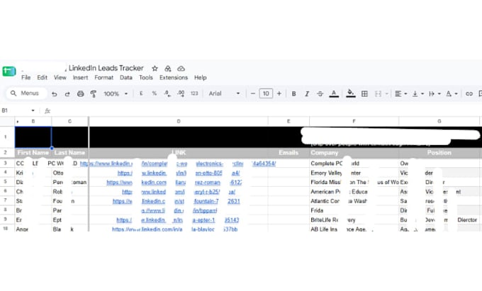 research b2b decision makers and public business contact details