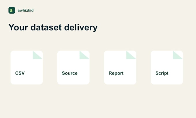 do web scraping into a clean CSV dataset