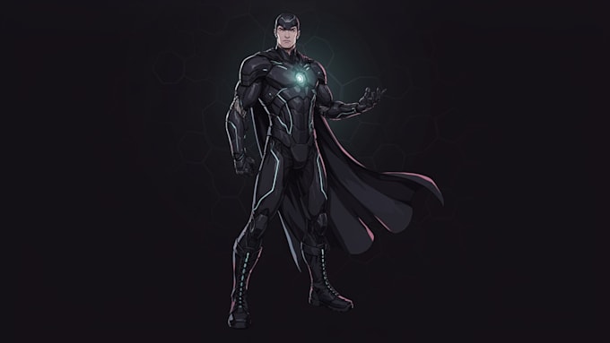 create sci fi, fantasy, superhero character design