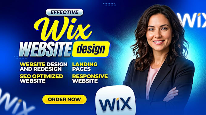 design wix or redesign wix website, build wix website development, wix editor