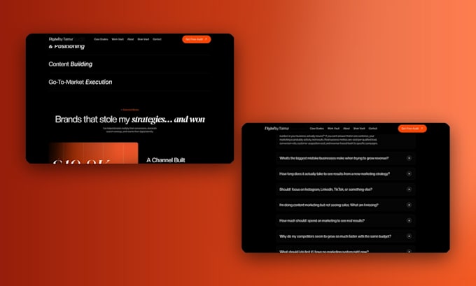 design and develop framer website, figma to framer, framer landing page