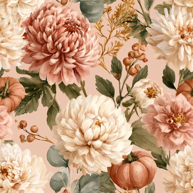 create a cute seamless vector pattern