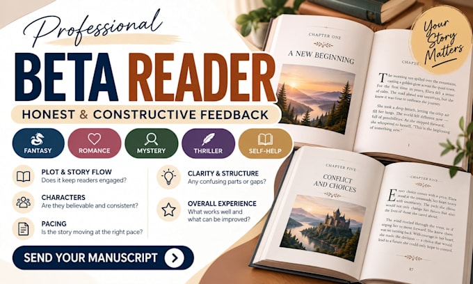 be your romance beta reader, fantasy beta reader, alpha reader novel beta reader