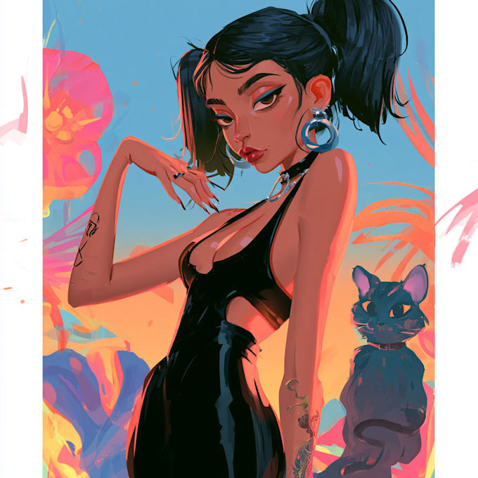 draw cool cartoon thumbnails