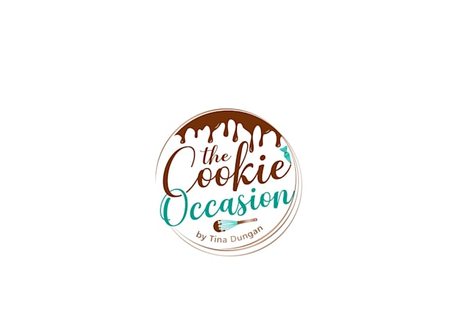 create a cute, modern, and attractive cookie shop logo