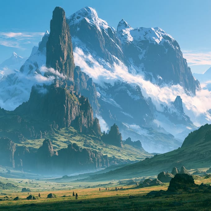 create a  fantasy concept art