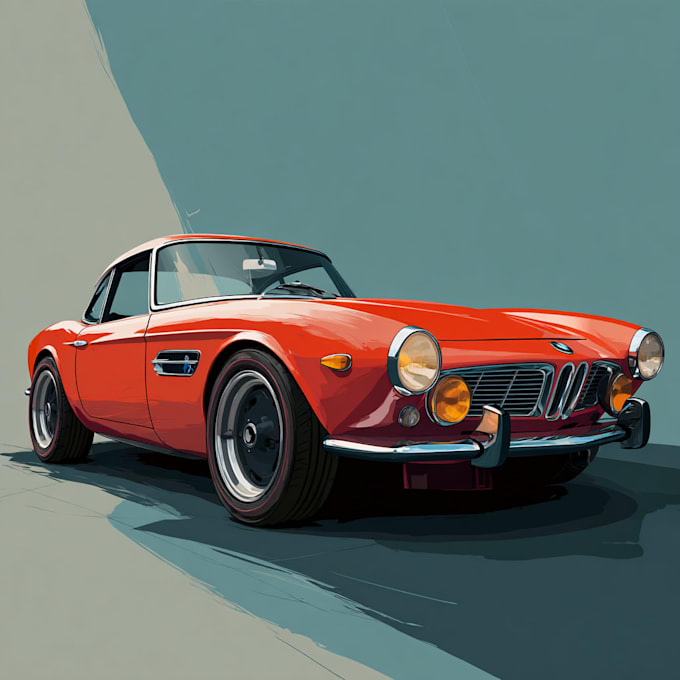 transform your car photo into a cool poster