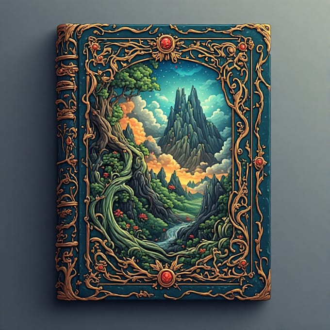create fantastic book  artworks