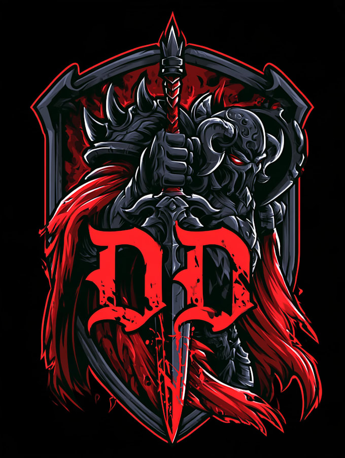 draw a fantasy logo