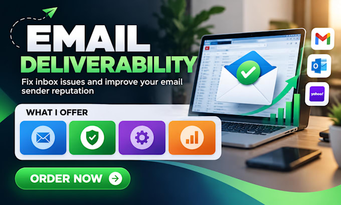 fix email deliverability, email warmup, spf, dkim and dmarc