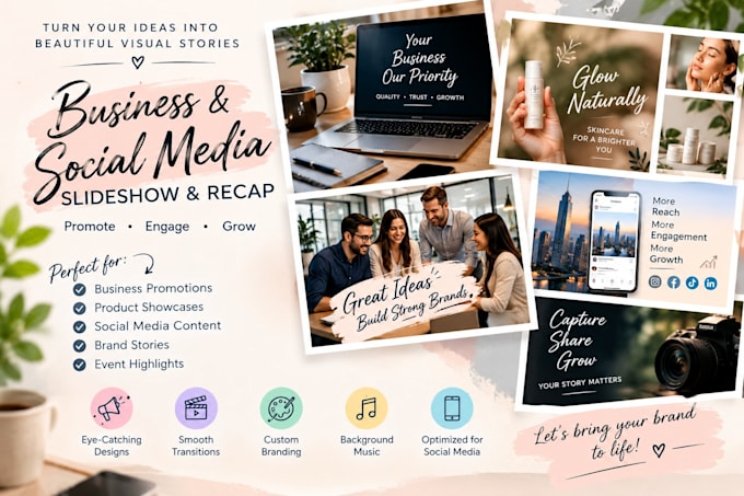 create beautiful wedding slideshows and event recap videos