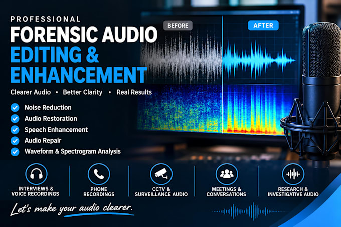 do forensic audio editing forensic audio repair for reduction and enhancement
