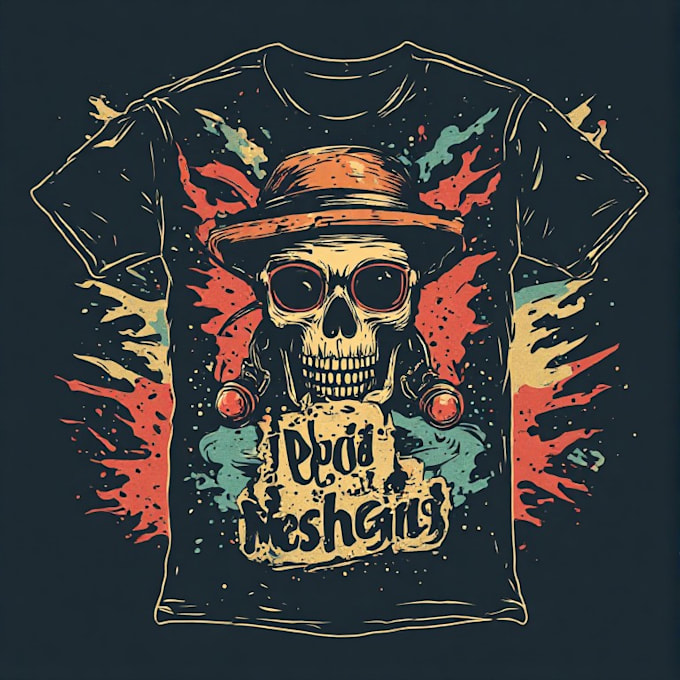 create a retro vintage tshirt design