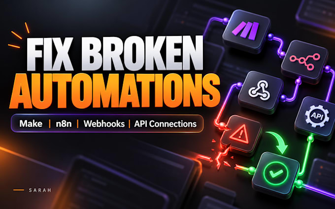 fix broken makecom n8n workflows API errors webhook automation failures