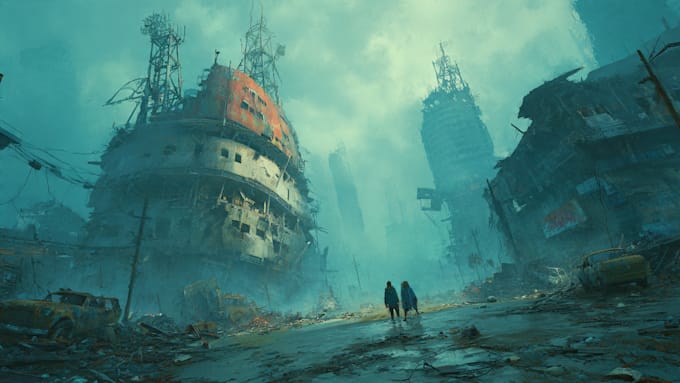 create fantasy environment concept artc