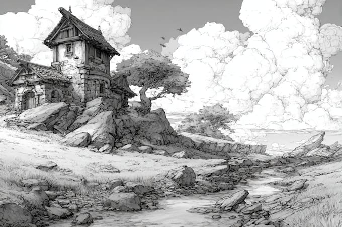 design environment concept art landscape design