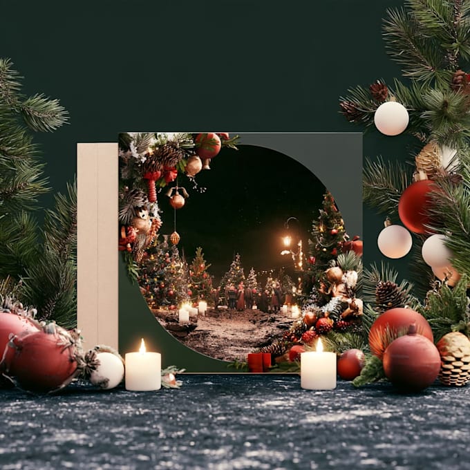 create a custom christmas card