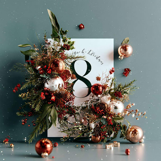 create a custom christmas card