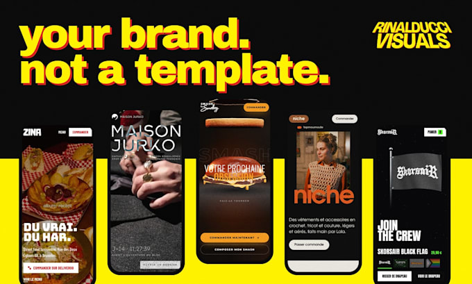 design a premium 3d website or online store for your brand