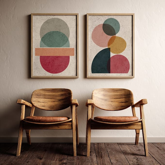 create scandinavian style printable wall art