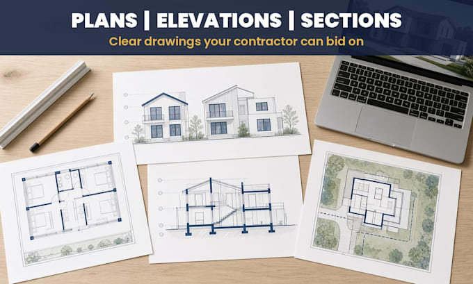 design home addition, room addition and attic conversion plans with 3d