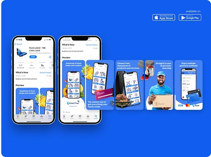 design professional app store screenshots for android and ios