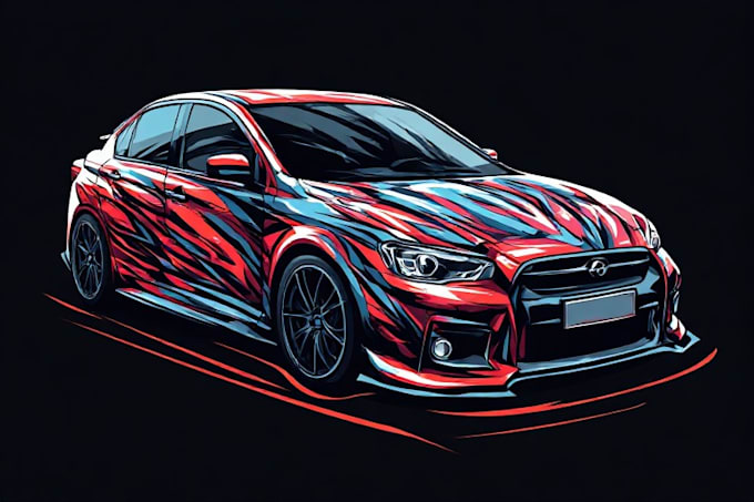 make professional vehicle wrap graphics and custom car styling