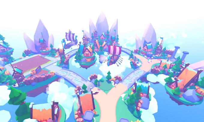 build custom roblox simulator map low poly 3d game environment tycoon world map