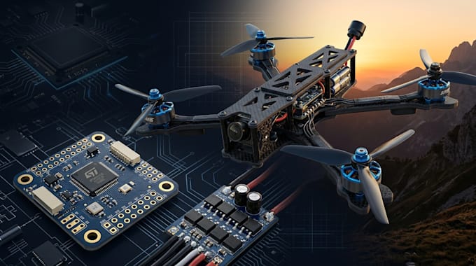 design fpv drone flight controller, px4, ardupilot using stm32 and pixhawk