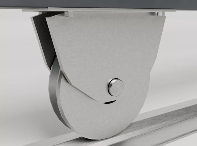 design sliding gates, cantilever systems, track rollers and motor placement