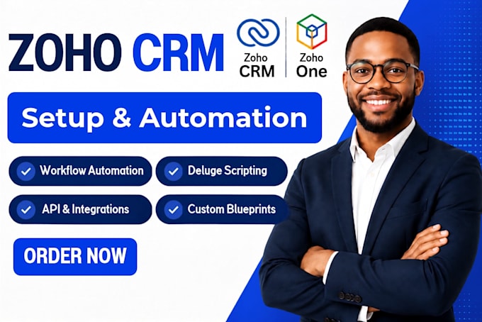 setup zoho crm workflow automations