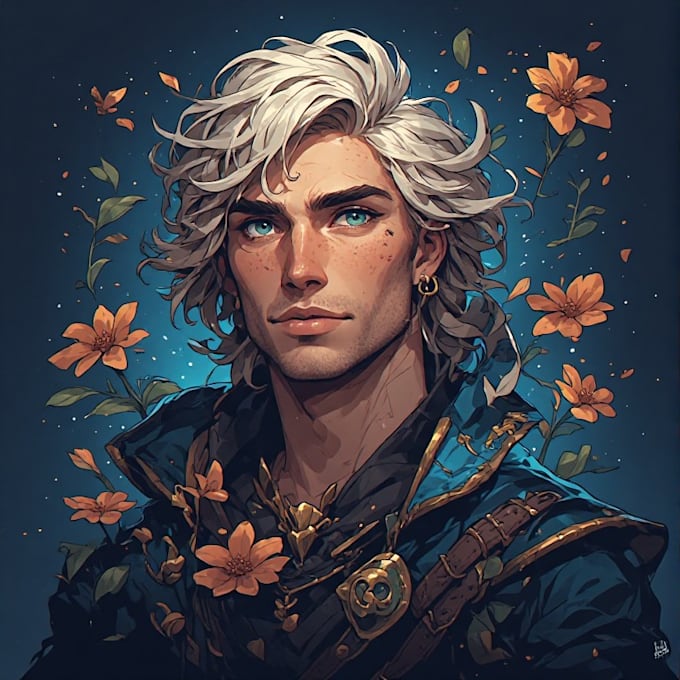 rofessional dnd character illustrations for your campaign