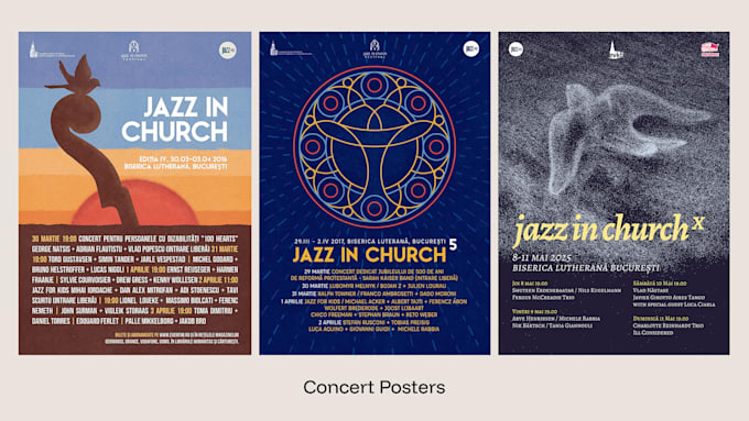 design artistic and unique posters