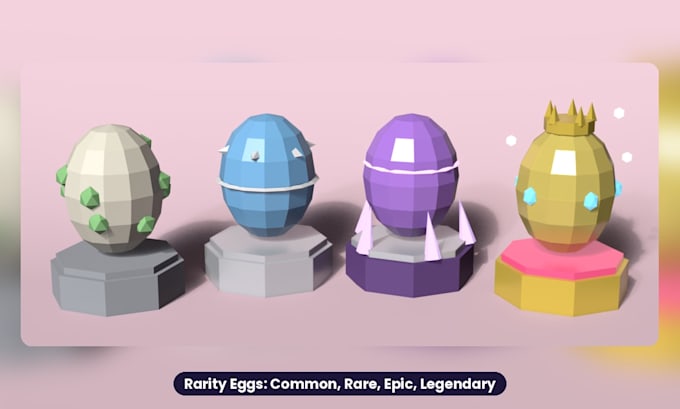 create low poly pets and eggs for your roblox simulator game