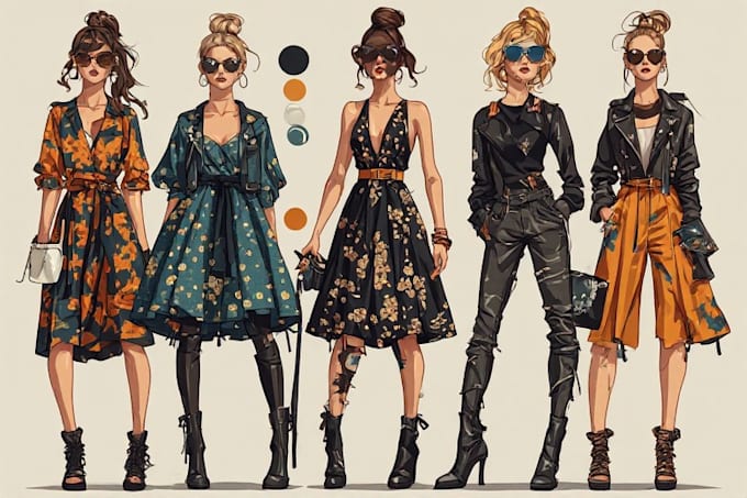 design a complete fashion collection