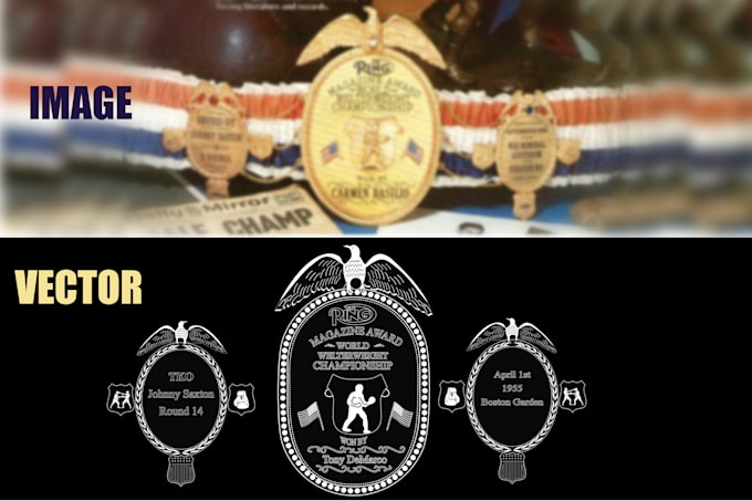 create professional custom championship belt design