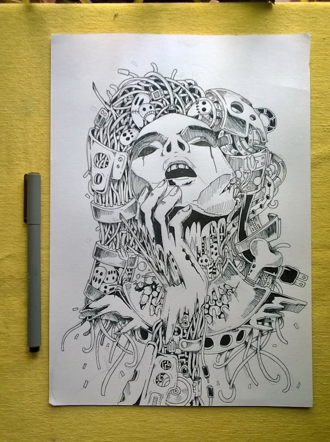 create original handrawn illustration for any purpose