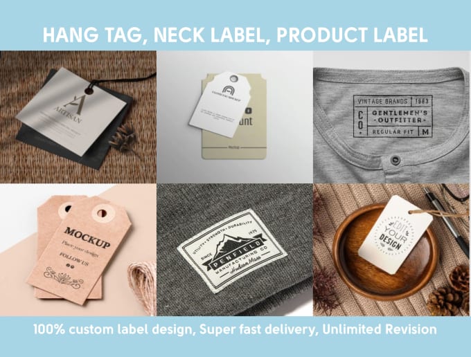 Designersazedul: I will design clothing label, clothing tag, hangtag, neck  label for $5 on fiverr.com