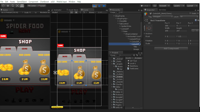 fix bugs, reskin, add features or develop new 3d,2d game in unity3d