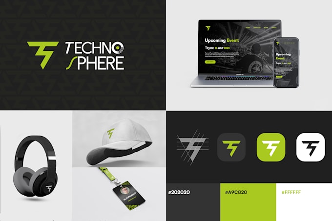 create a logo with a full branding kit