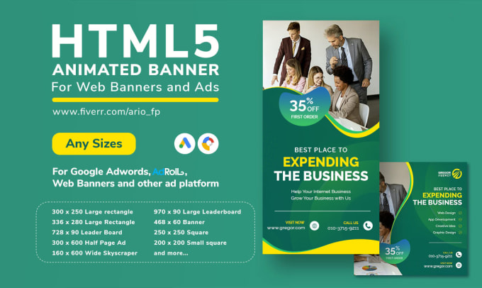 Design attractive animated HTML5 banner ads - Image 4