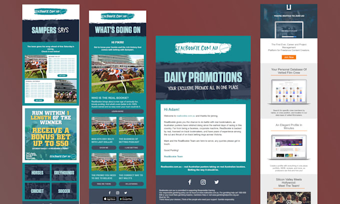 responsive html email template design and html email newsletter design
