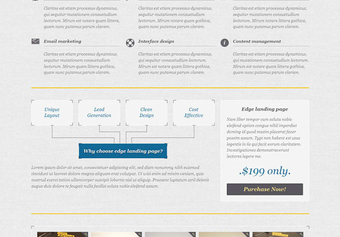 make one page html site