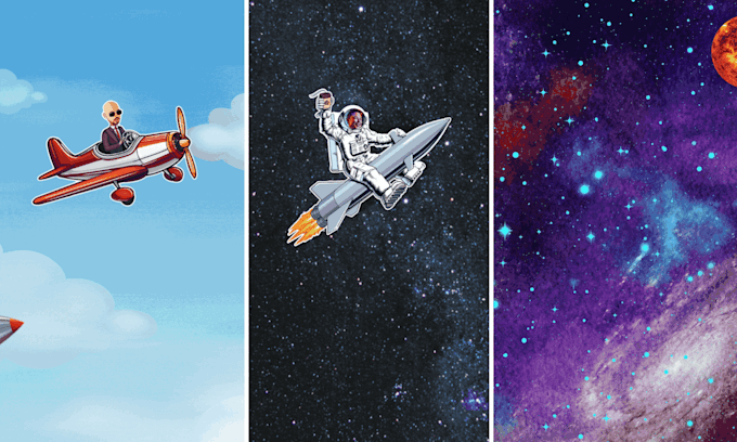 Do gif or motion banners for crypto projects by Abidhassan155 Fiverr