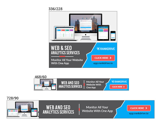 Design 3 Professional Banner Ad For You By Hzafar