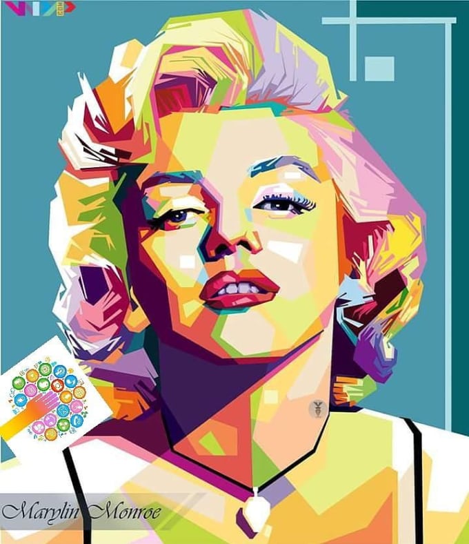 Draw pop art wpap professionally from your photo by Ragil161